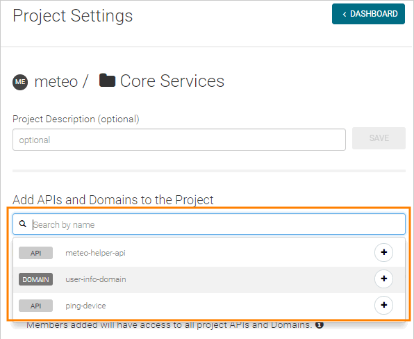 Adding APIs and domains to a project in SwaggerHub