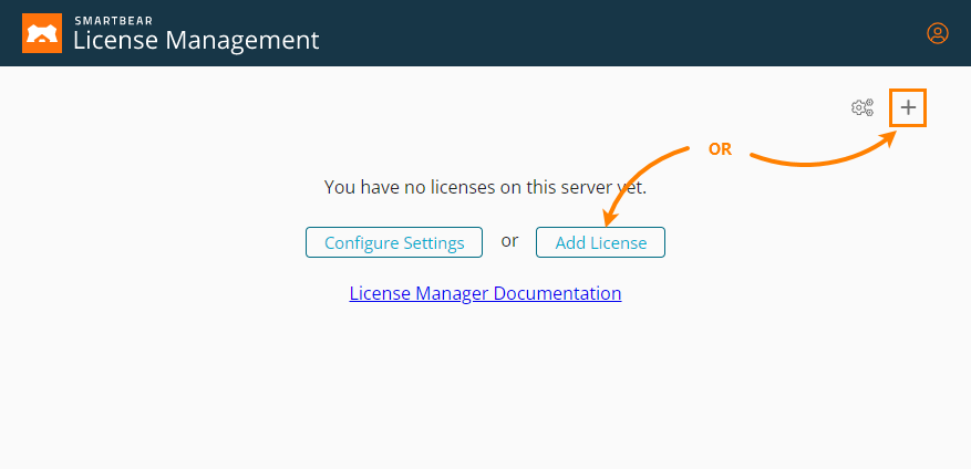 Start adding a license